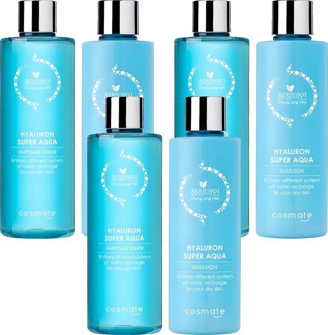 청정미인 히아루론 앰플토너 420g + 에멀전 300g, 3세트