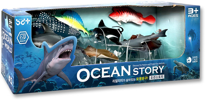 오션스토리 피규어 8종세트, 1세트