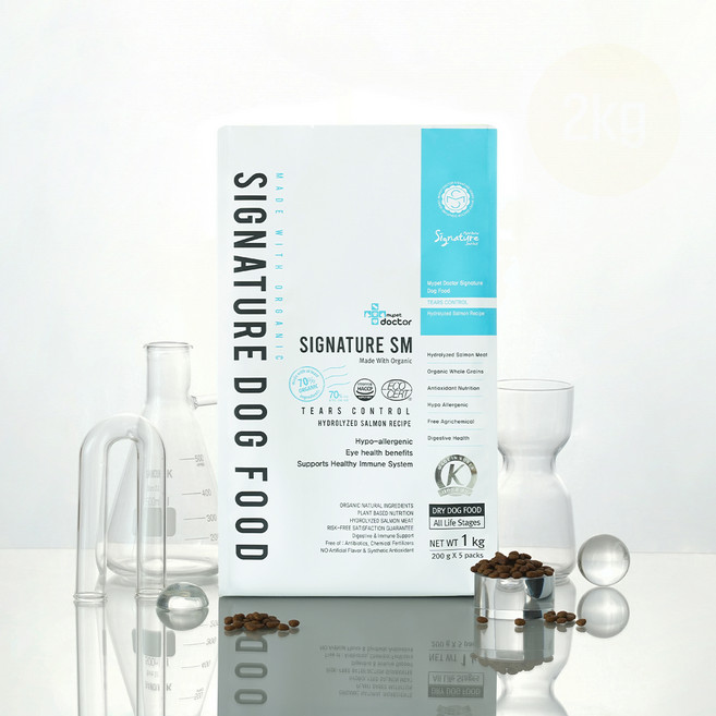 마이펫닥터 강아지 시그니처 유기농 기능성 사료, 눈물개선/눈건강, 1kg, 1개