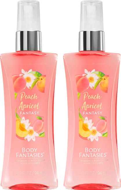 바디판타지 피치 애프리콧 판타지 프래그런스 바디 스프레이, 94ml, 2개