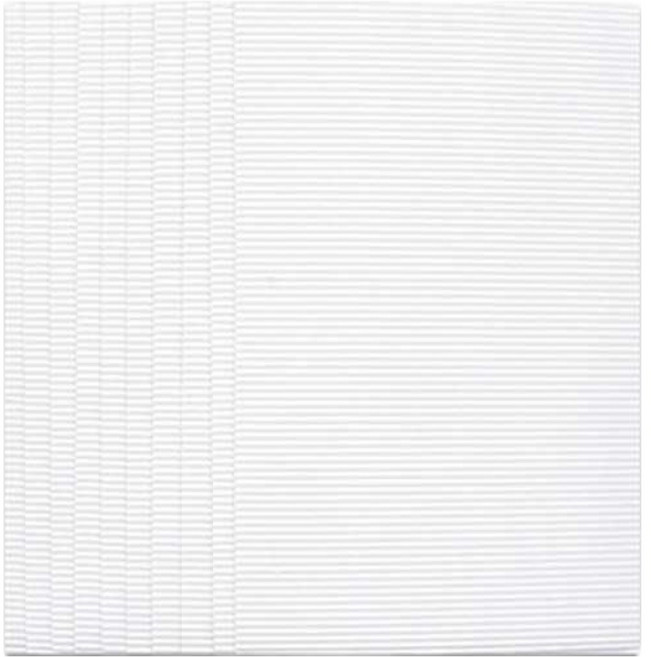 MaDaKkuMi 彩色瓦楞紙, 白色(紙板), 1組