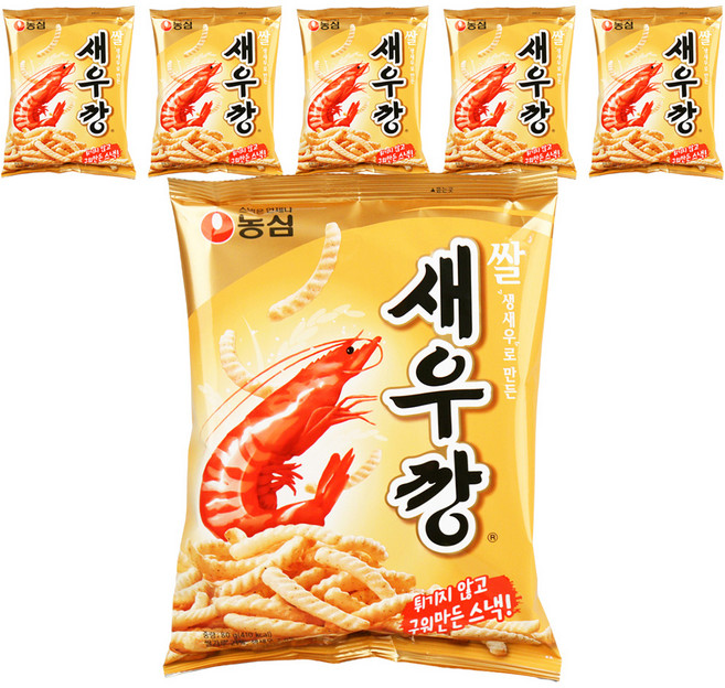 새우깡 쌀, 80g, 6개
