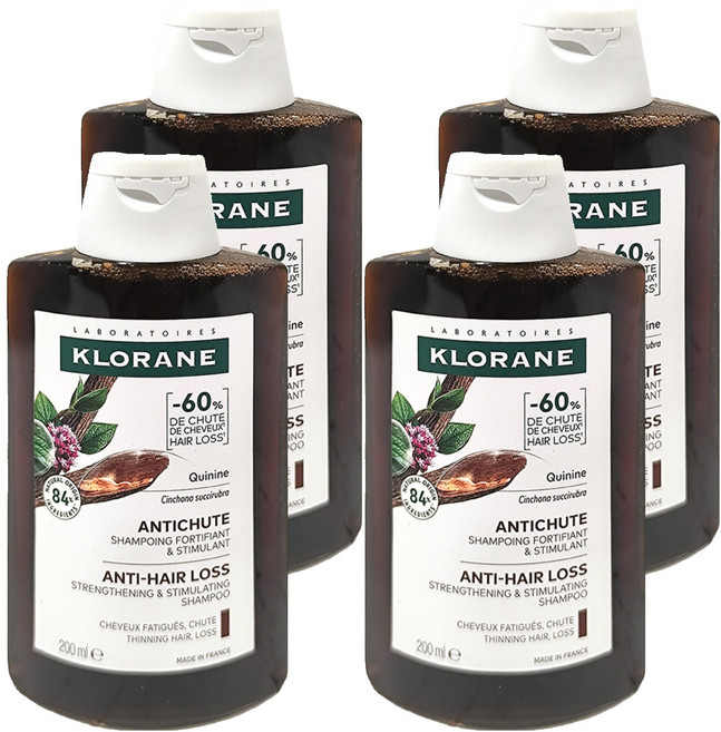 KLORANE 蔻蘿蘭 養髮強韌洗髮精, 200ml, 4件