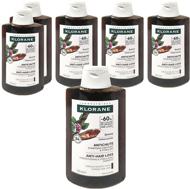 KLORANE 蔻蘿蘭 養髮強韌洗髮精, 200ml, 6件