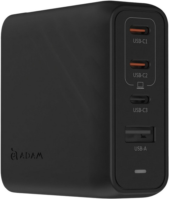ADAM elements 亞果元素 GaN 100W 四孔快速電源供應器 P100, 黑色, 1個