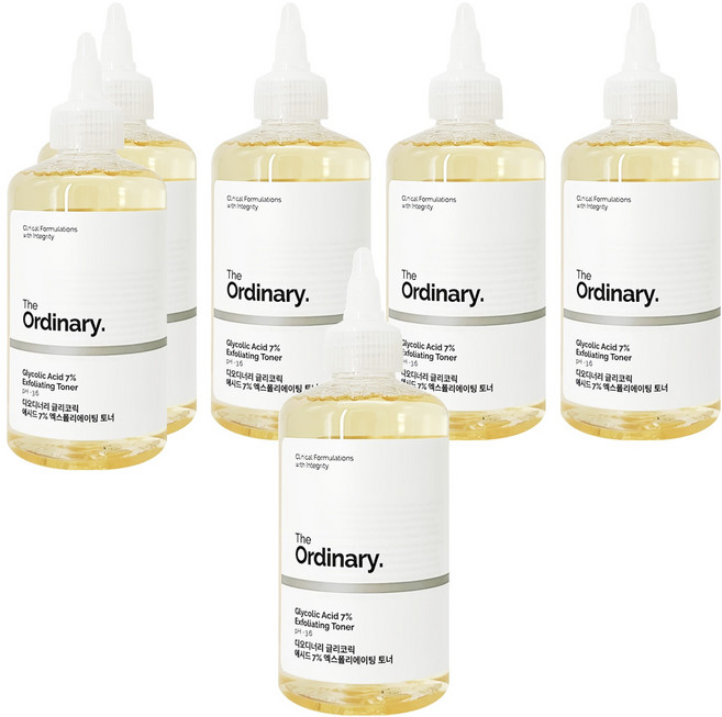 The Ordinary. 甘醇酸化妝水, 240ml, 6瓶