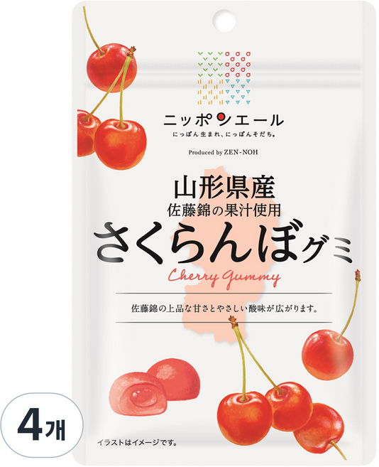 닛폰에일 야마가타 체리 구미, 40g, 4개