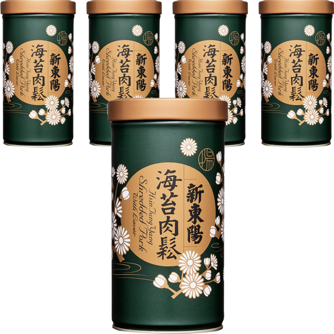 新東陽 海苔肉鬆, 255g, 5罐