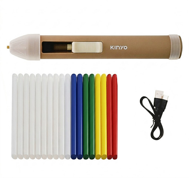 KINYO 無線迷你熱熔膠槍 ET-5565, 1支