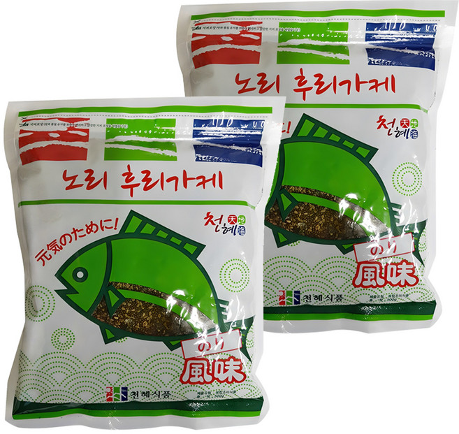 천혜식품 노리 후리가케, 500g, 2개