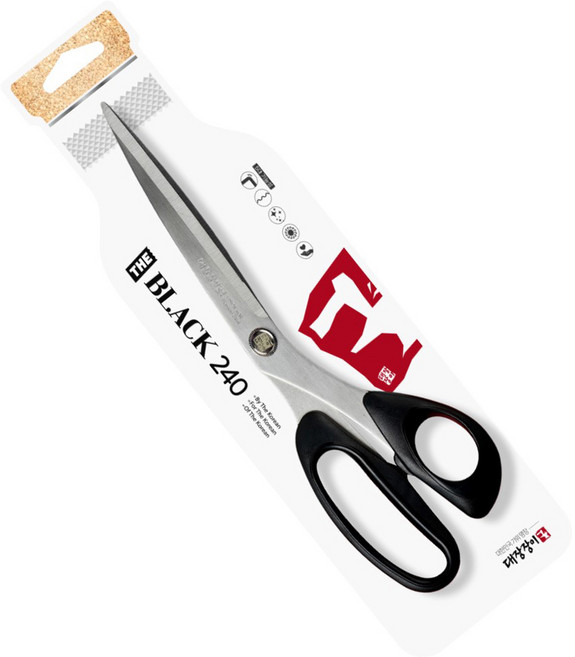 대장장이 더 블랙 240 주방가위, 1개