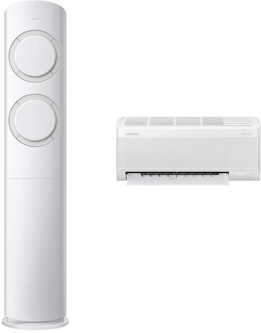 삼성전자 56.9㎡(17.2평) + 18.7㎡(5.7평) AI Q9000 홈멀티형 에어컨 AF60F17D11GRT + 리모컨 세트 방문설치, 일반배관형