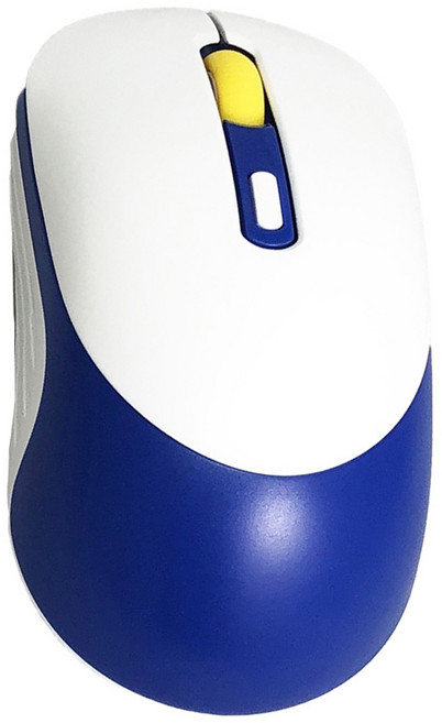 i-gota 愛購它 舒壓靜音無線光學鼠 800/1200/1600 dpi, M-31TB, 潮流藍