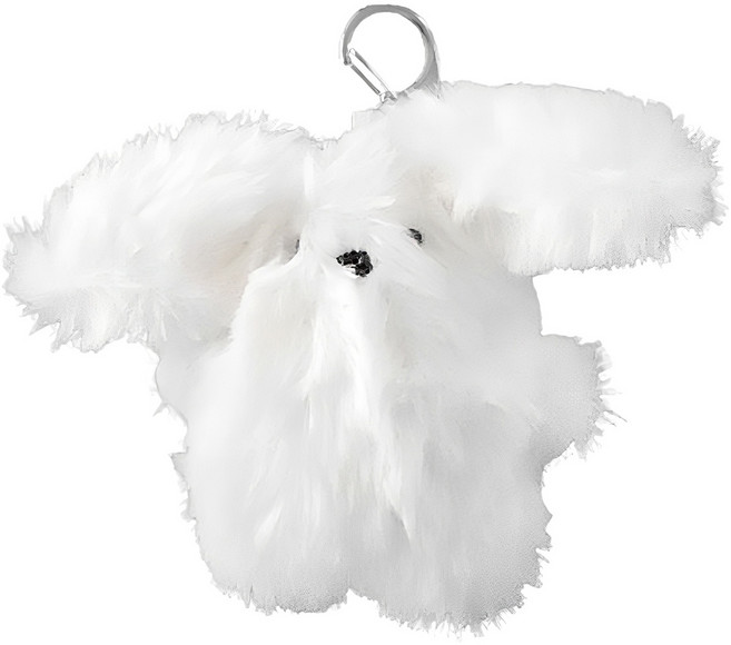 다다랜드 복실 토끼 인형 키링, 혼합색상, 1개