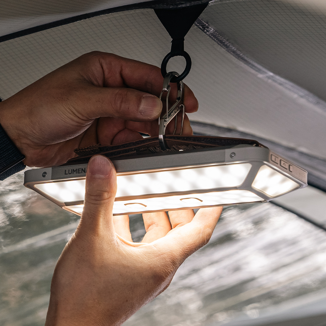 루메나 LED 캠핑랜턴 5.1CH 프로 2, 메탈릭베이지, 1개