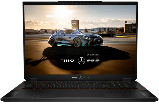 msi 微星 Stealth 18 MercedesAMG 電競筆電 18吋 U9 185H RTX4080 12GB UHD+ 120Hz, 黑色, A1VHG-043TW, 2TB SSD, 64GB LPDDR5X, WIN11 Pro