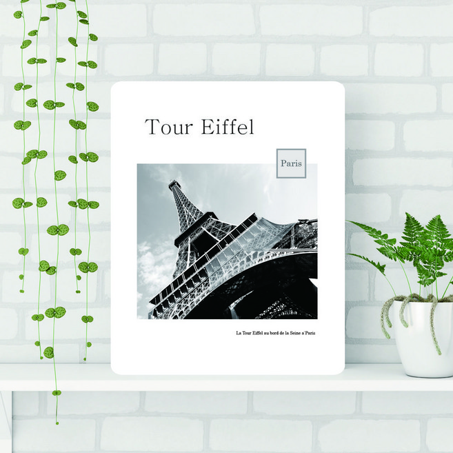 아이캔컴퍼니 국내생산 접이식 액자 테이블 중, 에펠탑