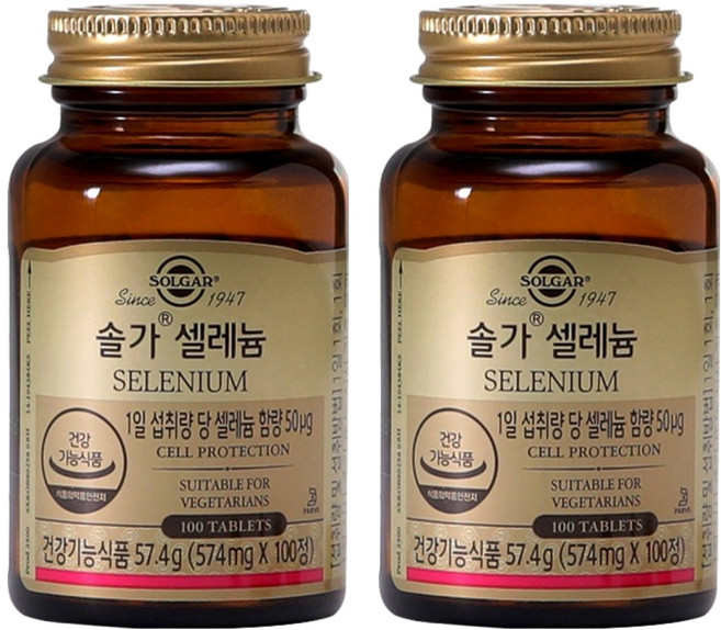 솔가 셀레늄, 100정, 2개