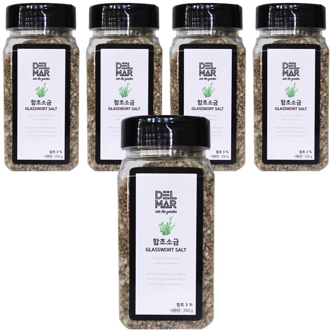 딜리셔스마켓 천연 함초소금, 350g, 5개