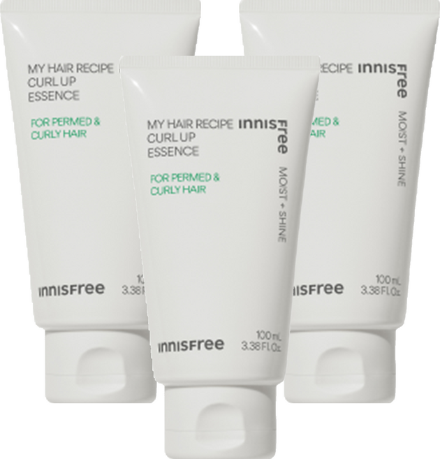 이니스프리 New 마이 헤어 레시피 컬업 에센스, 3개, 100ml