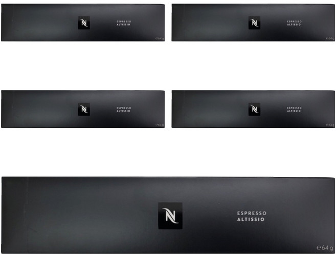 네스프레소 버츄오 알티시오 캡슐커피, 6.4g, 10개입, 5개