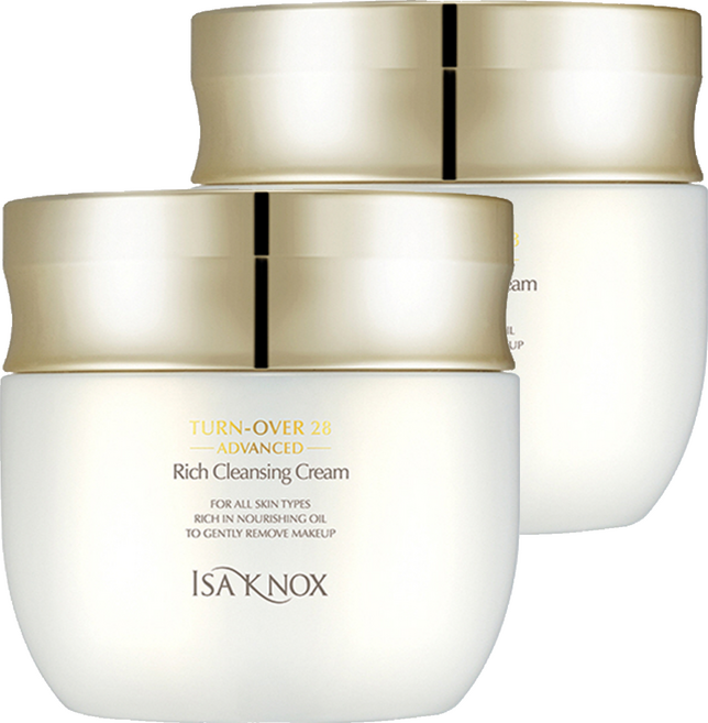이자녹스 턴오버 28 어드밴스드 리치 클렌징 크림, 200ml, 2개