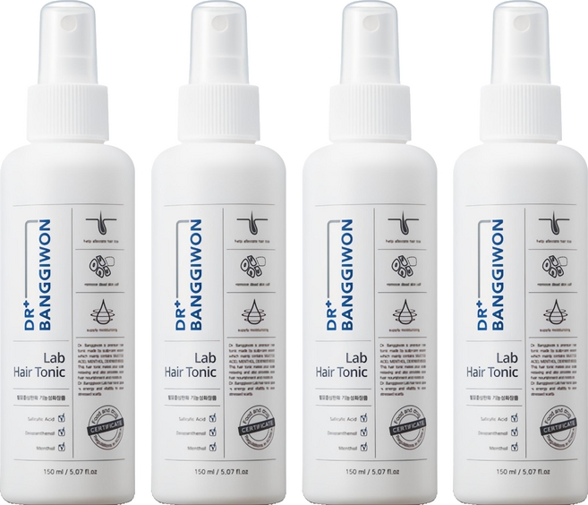 닥터방기원 랩 헤어토닉, 150ml, 4개