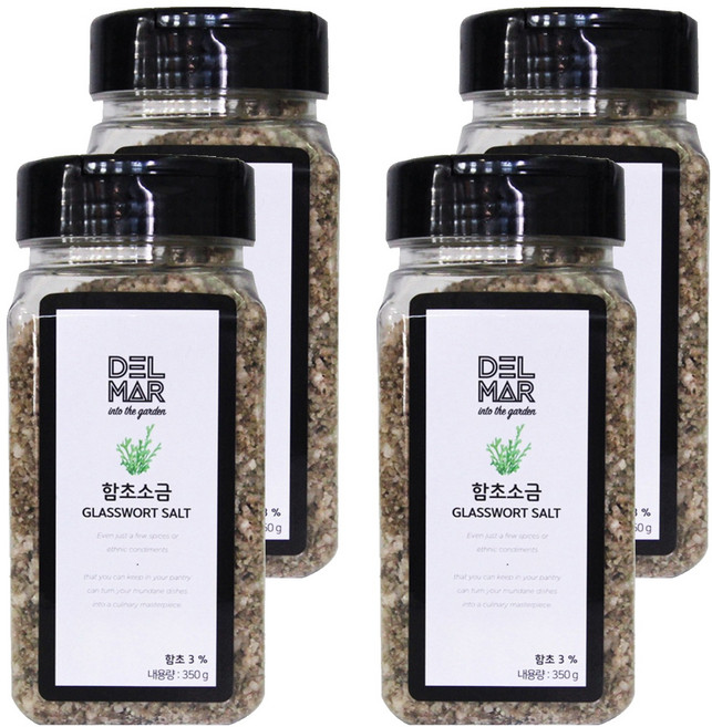 딜리셔스마켓 천연 함초소금, 350g, 4개