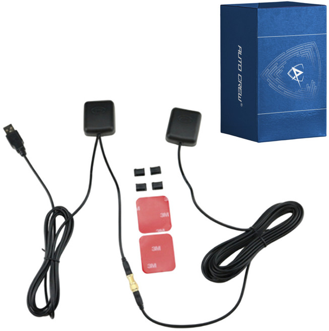 오토크루 차량용 고성능 GPS 재방사 증폭기 안테나 수신기 세트, AC-M2
