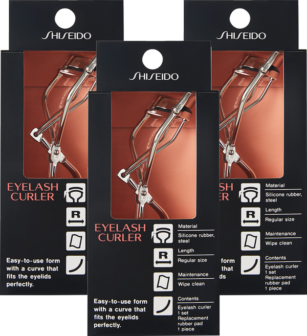 시세이도 아이래쉬 컬러 뷰러, 혼합색상, 3개