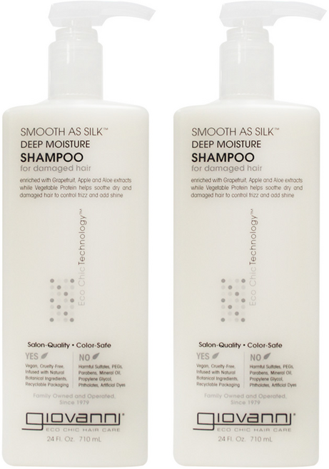 지오바니 스무스 실크 샴푸, 710ml, 2개