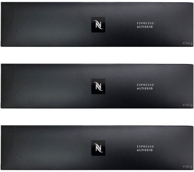 네스프레소 버츄오 알티시오 캡슐커피, 6.4g, 10개입, 3개