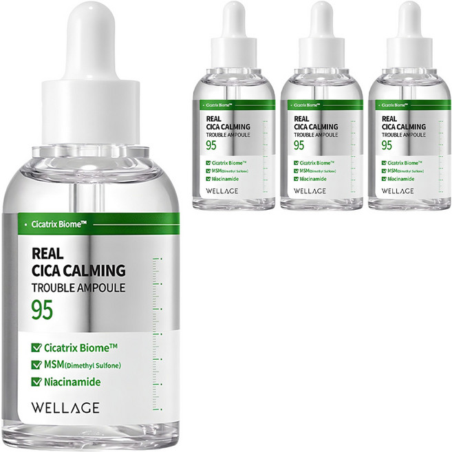 WELLAGE 唯拉珠 積雪草鎮靜安瓶, 50ml, 4瓶