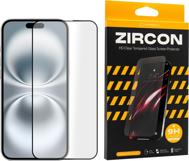 Hipporizz Zircon 高透鋼化玻璃螢幕保護貼, 1個