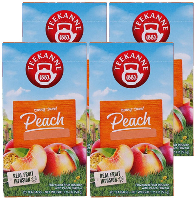 티칸 써니 스위트 피치 차, 2.5g, 20개입, 4개