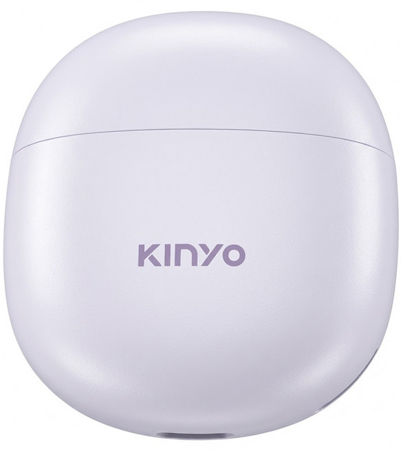 Kinyo Wireless 主動降噪 入耳式 無線耳機 Bluetooth V5.3 IPX3 ENC 10mm動圈 Type-C 5H Playtime 紫色 BTE-3901