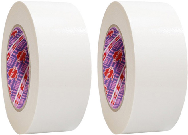 HarVest 蘋果牌 大力膠帶 防水布膠帶 25 x 48mm 白色, 2捲