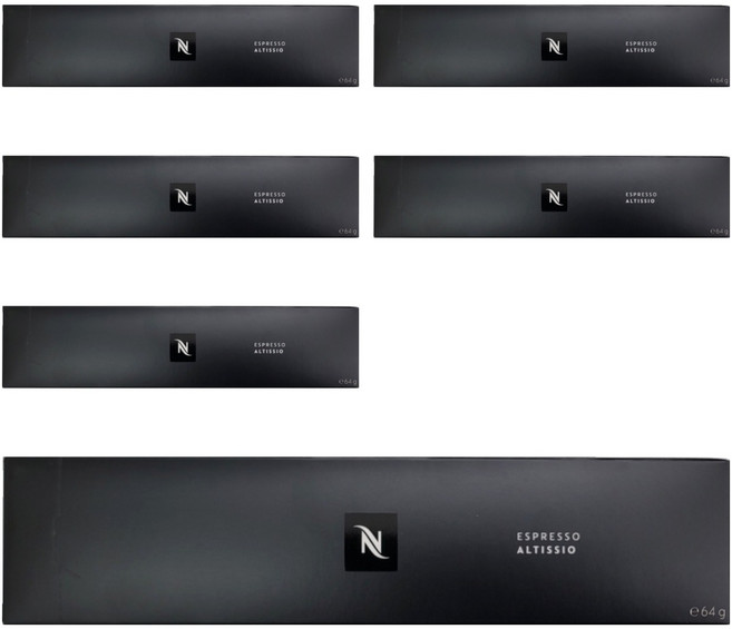 네스프레소 버츄오 알티시오 캡슐커피, 6.4g, 10개입, 6개