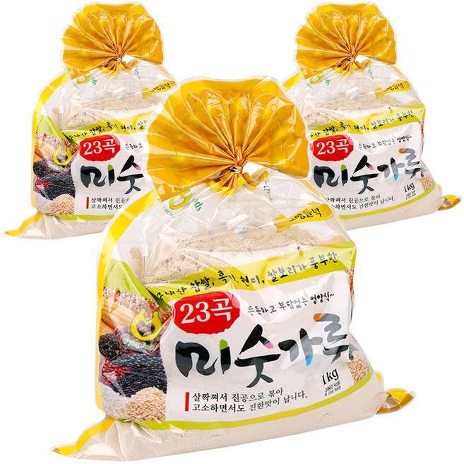 오양식품 23곡 미숫가루, 1kg, 3개