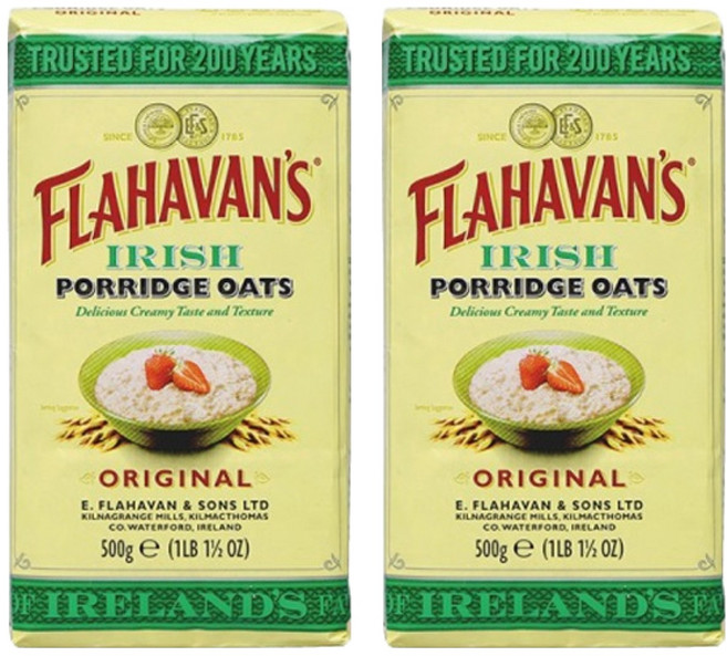 플라하반 포리지 오트밀, 500g, 2개