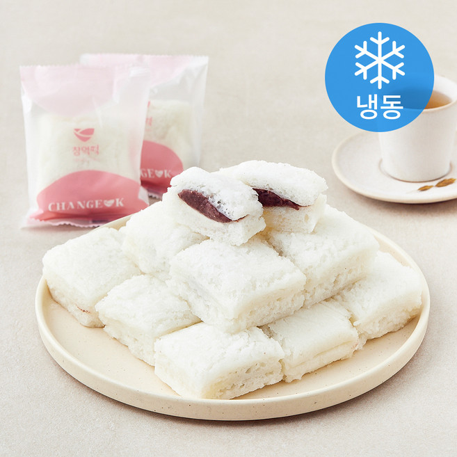 창억떡 멥쌀로 만든 앙금기정떡 (냉동), 450g, 1개입, 1개