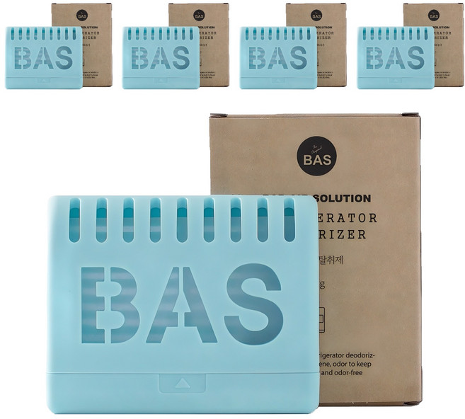 BAS 냉장고 탈취제 본품, 20g, 5개