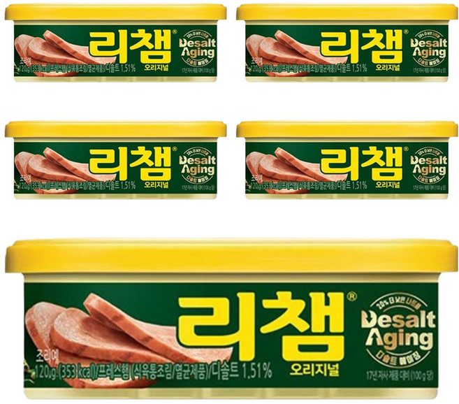 리챔 오리지널, 120g, 5개