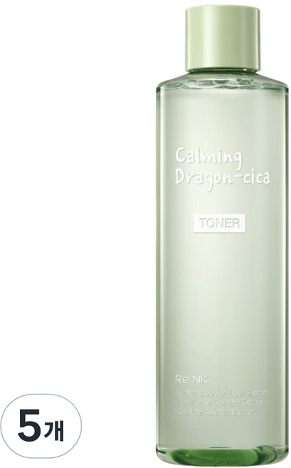 리엔케이 카밍 드래곤 시카 대용량 토너, 5개, 320ml