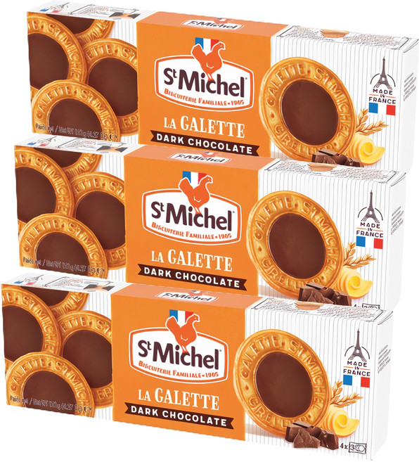 생미쉘 초코 갈라떼, 121g, 3개