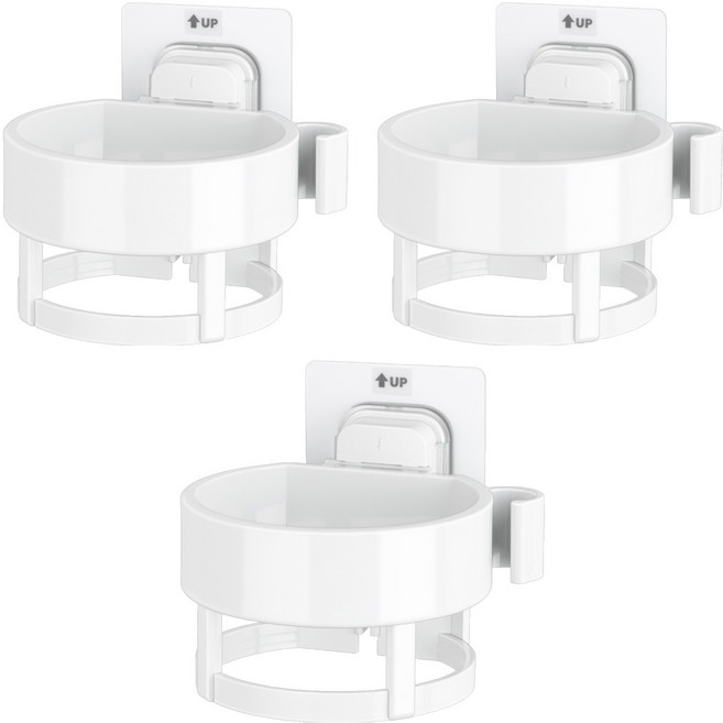 디허브 밀착패드 드라이기걸이 R, 혼합색상, 3개