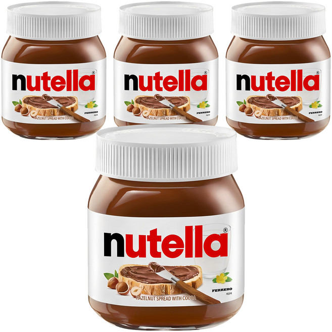 누텔라 스프레드, 370g, 4개