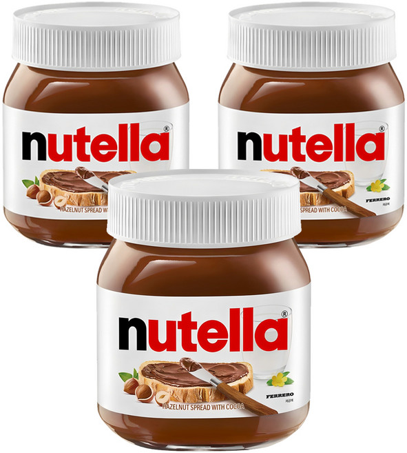 누텔라 스프레드, 370g, 3개