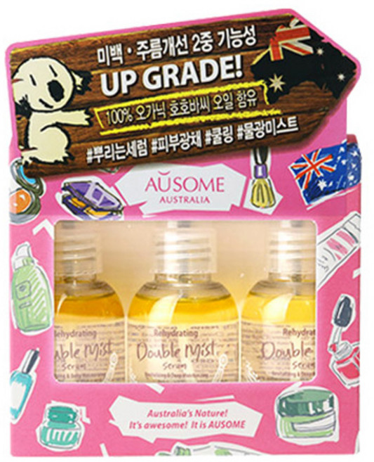 오우썸 리하이드레이팅 더블 미스트 세럼 트리플 세트, 50ml, 3개