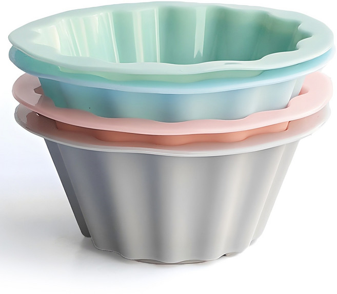 파미레 실리콘 머핀빵틀 4개, 1세트